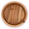 Acacia Wood Yarn Bowl Holder,Hand Carved Yarn Bowls for DIY Knitting Crocheting Accessories (7" x 7" x 4")